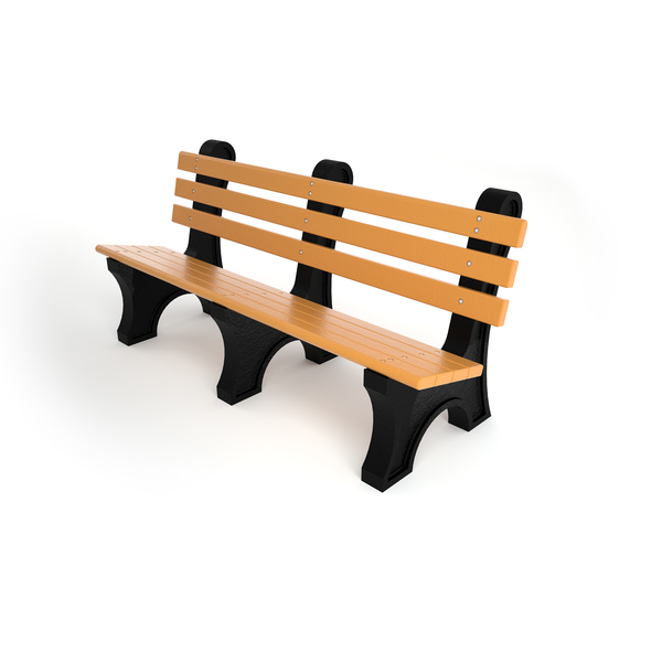 Frog Furnishings Cedar 6' Comfort Park Avenue Bench PB 6CEDCPAE